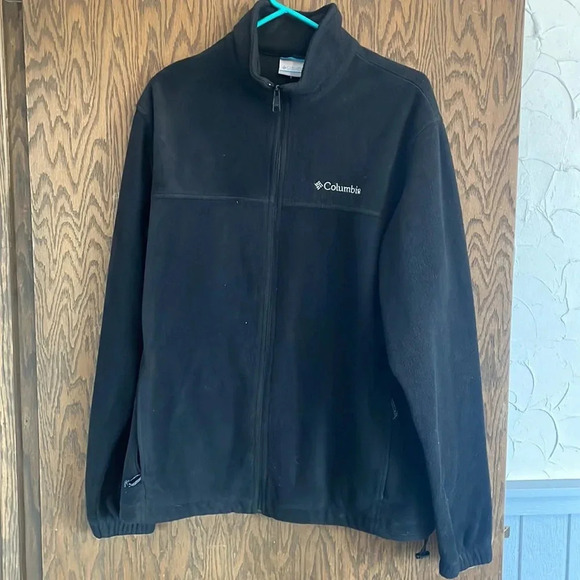 Black Columbia Fleece L - Picture 1 of 5